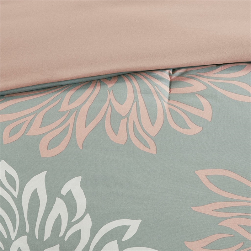 Madison Park Essentials Maible 9 Piece Comforter Set with Cotton Bed Sheets