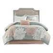 Madison Park Essentials Maible 9 Piece Comforter Set with Cotton Bed Sheets
