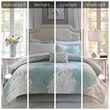 Madison Park Essentials Maible 9 Piece Comforter Set with Cotton Bed Sheets