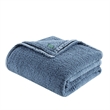 Woolrich Burlington Berber Blanket in Blue