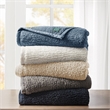 Woolrich Burlington Berber Blanket in Blue