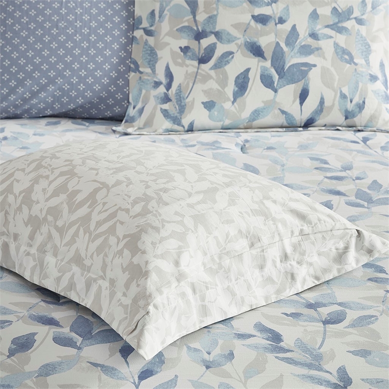 Madison Park Essentials Sofia Reversible 8 Piece Comforter Set with Bed Sheets
