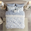 Madison Park Essentials Sofia Reversible 8 Piece Comforter Set with Bed Sheets