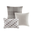 Madison Park Signature Essence Oversized Cotton Clipped Jacquard Comforter Set