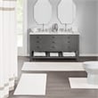 Madison Park Signature Marshmallow Bath Rug in Ivory