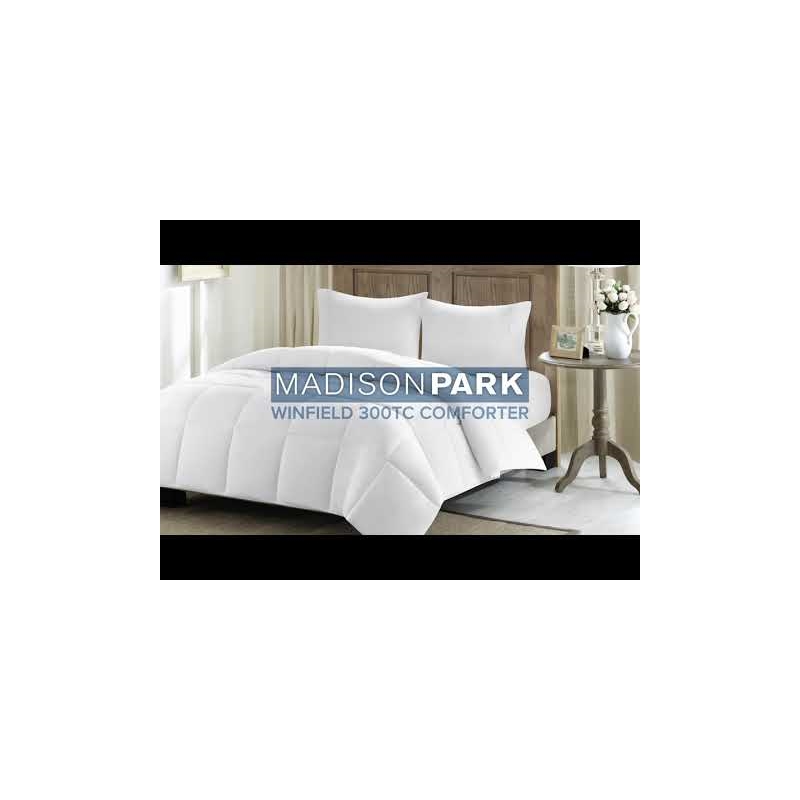 Madison Park Winfield 300 Thread Count Cotton Luxury Down Alternative Comforter