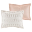 Madison Park Gia Back Print Long Fur Comforter Mini Set in Blush