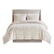 Madison Park Gia Back Print Long Fur Comforter Mini Set in Blush