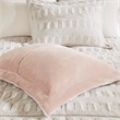 Madison Park Gia Back Print Long Fur Comforter Mini Set in Blush