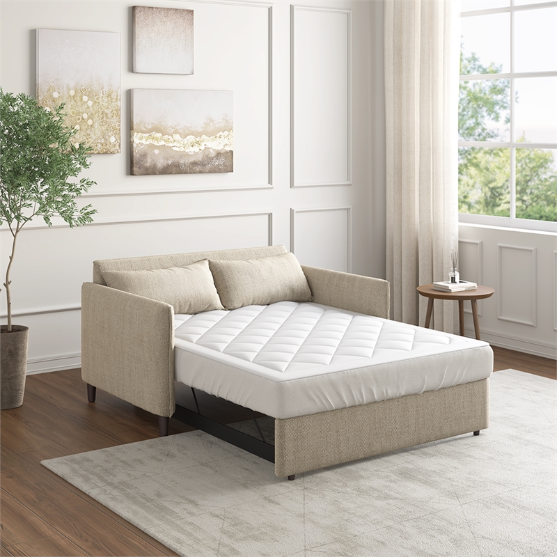 Sleep Philosophy Holden Waterproof Sofa Bed Mattress Pad in White
