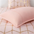 Intelligent Design Raina Metallic Printed Comforter Set in Blush and Gold