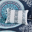 Intelligent Design Loretta Boho Comforter Set with Bed Sheets in Navy