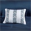 Intelligent Design Loretta Boho Comforter Set with Bed Sheets in Navy