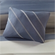 Intelligent Design Marsden Striped Comforter Set with Bed Sheets in Blue Grey