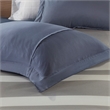 Intelligent Design Marsden Striped Comforter Set with Bed Sheets in Blue Grey