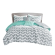 Intelligent Design Nadia Comforter Set in Aqua