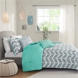 Intelligent Design Nadia Comforter Set in Aqua
