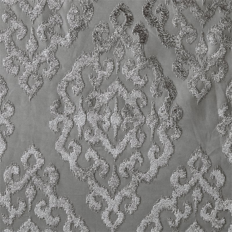 SunSmart Mirage Knitted Jacquard Damask Total Blackout Grommet Top Curtain Panel