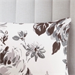 Intelligent Design Dorsey Floral Print Full/Queen Comforter Set in Black/White
