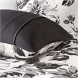 Intelligent Design Dorsey Floral Print Comforter Set in Black and White