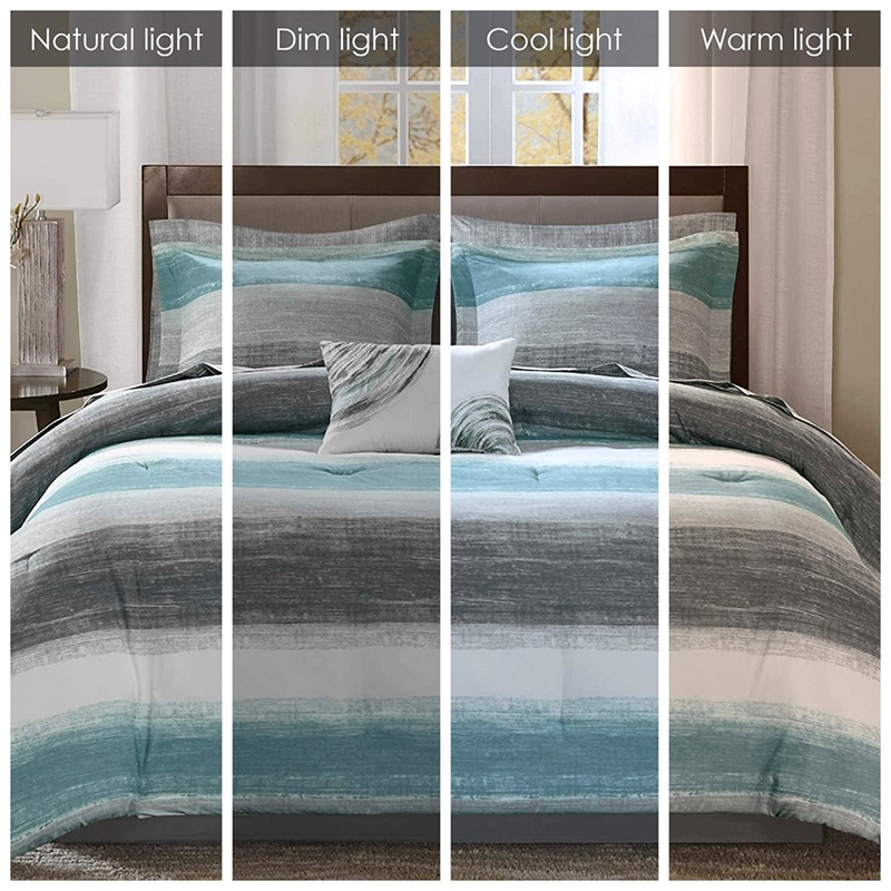 madison park essentials saben 9 piece comforter set with cotton bed sheets