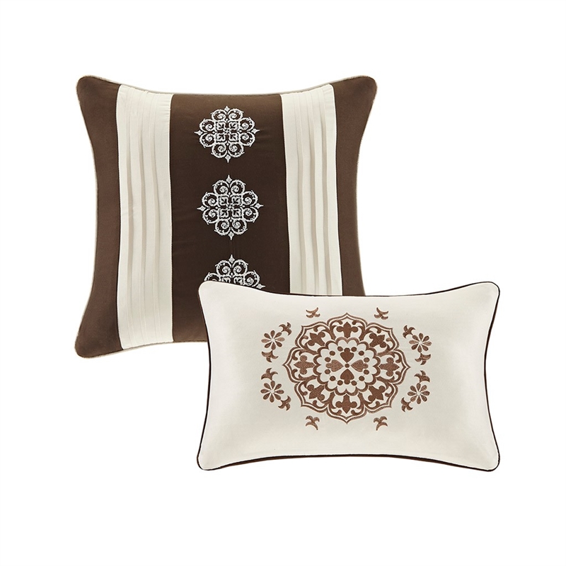 Madison Park Essentials Zara 16 Piece Comforter Set with 2 Bed Sheet Sets