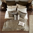 Madison Park Essentials Zara 16 Piece Comforter Set with 2 Bed Sheet Sets