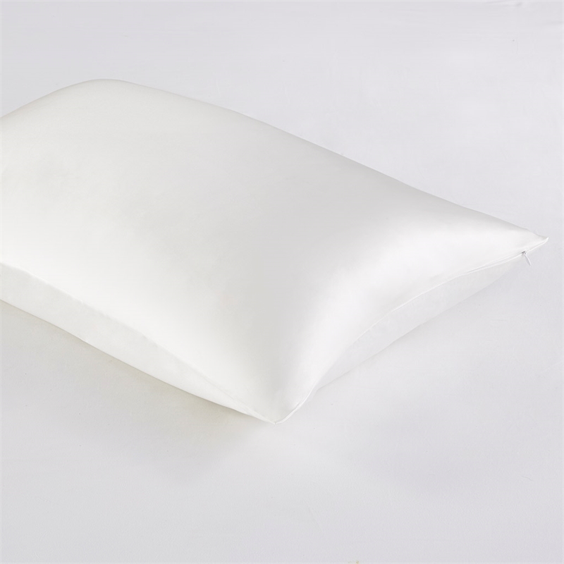 Madison Park Silk Mulberry Single Pillowcase in White