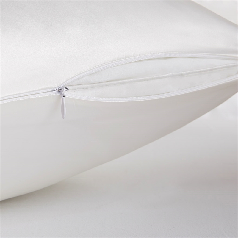 Madison Park Silk Mulberry Single Pillowcase in White
