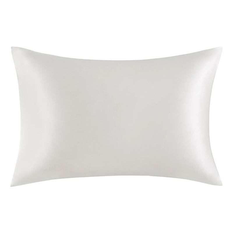 Madison Park Silk Mulberry Single Pillowcase in White