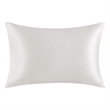 Madison Park Silk Mulberry Single Pillowcase in White