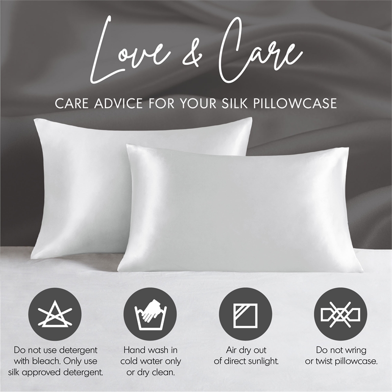 Madison Park Silk Mulberry Single Pillowcase in Ivory