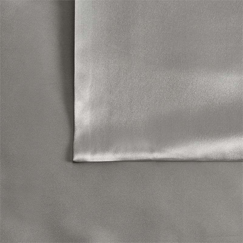 Madison Park Silk Mulberry Single Pillowcase in Grey