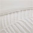 Madison Park Bahari 3-Piece Cotton Chenille Palm Comforter Set in Off White