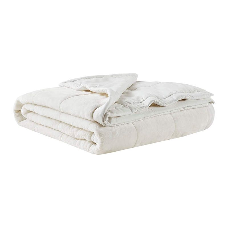 Madison Park Coleman HeiQ Smart Temperature Down Alternative Blanket in Ivory