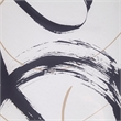Madison Park Abstract Ambit Contrast Black Framed Graphic Wall Art in Black