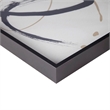 Madison Park Abstract Ambit Contrast Black Framed Graphic Wall Art in Black