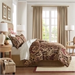 Croscill Classics Julius 4 Piece Comforter Set in Burgundy Cal King