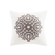 Madison Park 6 Piece Cotton Reversible Comforter Set in Ivory King/Cal King