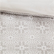 Madison Park 6 Piece Cotton Reversible Comforter Set in Ivory King/Cal King