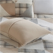 Woolrich Olsen Olsen 3 Piece Oversized Cotton Quilt Set in Tan Full/Queen