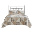 Woolrich Olsen Olsen 3 Piece Oversized Cotton Quilt Set in Tan Full/Queen