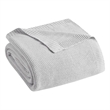 INK+IVY Bree Knit Blanket in Grey Full/Queen