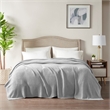 INK+IVY Bree Knit King Size Blanket in Grey