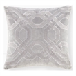 Croscill Classics Biron Square Decor Pillow in Silver 18x18