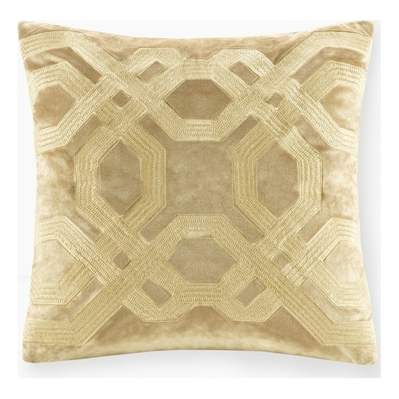 Croscill Classics Biron Square Decor Pillow in Gold 18x18