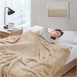 Woolrich Burlington Berber Blanket in Tan King