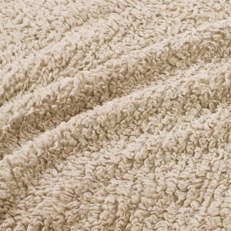 Woolrich Burlington Berber Blanket in Tan King