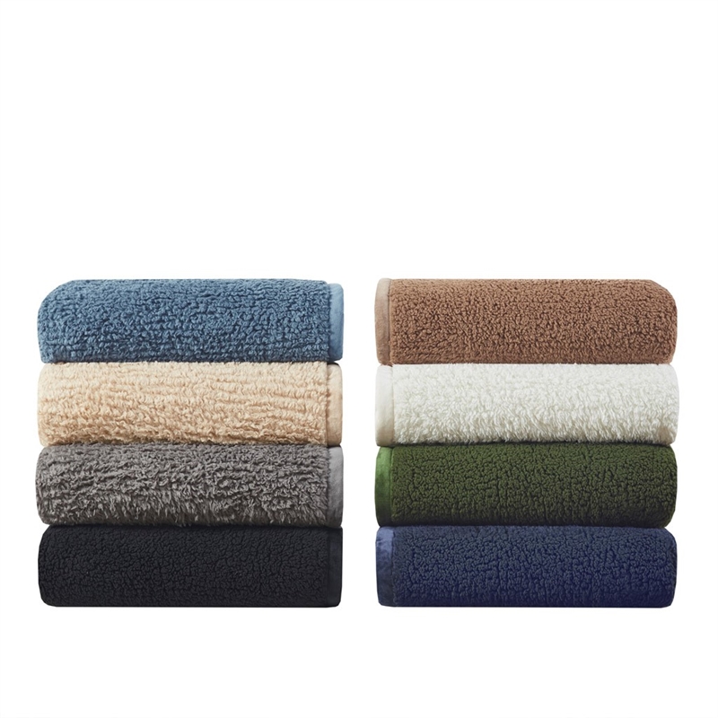 Woolrich Burlington Berber Blanket in Tan King