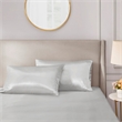 Madison Park Essentials Satin Luxury 2 PC Pillowcases in Light Grey King
